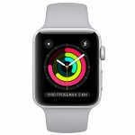 Фото Apple Apple Watch Series 3 (GPS) 42mm Silver Aluminum Case with Fog Sport Band (MQL02)