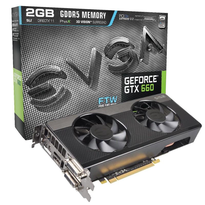 Купить -  EVGA GeForce GTX 660 (02G-P4-2663-KR) (ГАРАНТИЯ 2ГОДА) 