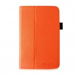 Фото -  Fintie Slim Fit Folio Stand Leather Case Cover for Google Nexus 7 Orange