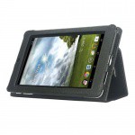 Фото  EVECASE Leather Case with Stand for Asus Memo pad ME172V Black