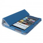 Фото  ISHOPPINGDEALS Leather Folio Cover Case for Asus TF301 Blue