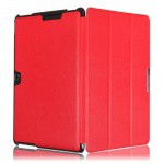 Фото -  MOKO Ultra Slim Smart-shell Stand Case for ASUS ME400C 10.1 Red