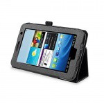 Фото -  EFORCITY Leather Case with Stand for Samsung Galaxy Tab 2 7.0 Black