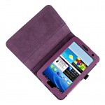 Фото  EFORCITY Leather Case with Stand for Samsung Galaxy Tab 2 7.0 Purple