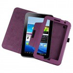 Фото  EFORCITY Leather Case with Stand for Samsung Galaxy Tab 2 7.0 Purple