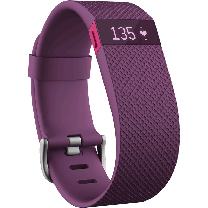 Fitbit Charge HR Plum Large (FB405PML-EU) Купить - Fitbit Charge HR Plum Large (FB405PML-EU)